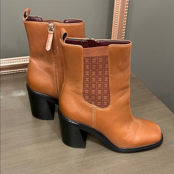 SARTO By Franco Sarto Shoes - SARTO By Franco Sarto Brown Heeled Boots